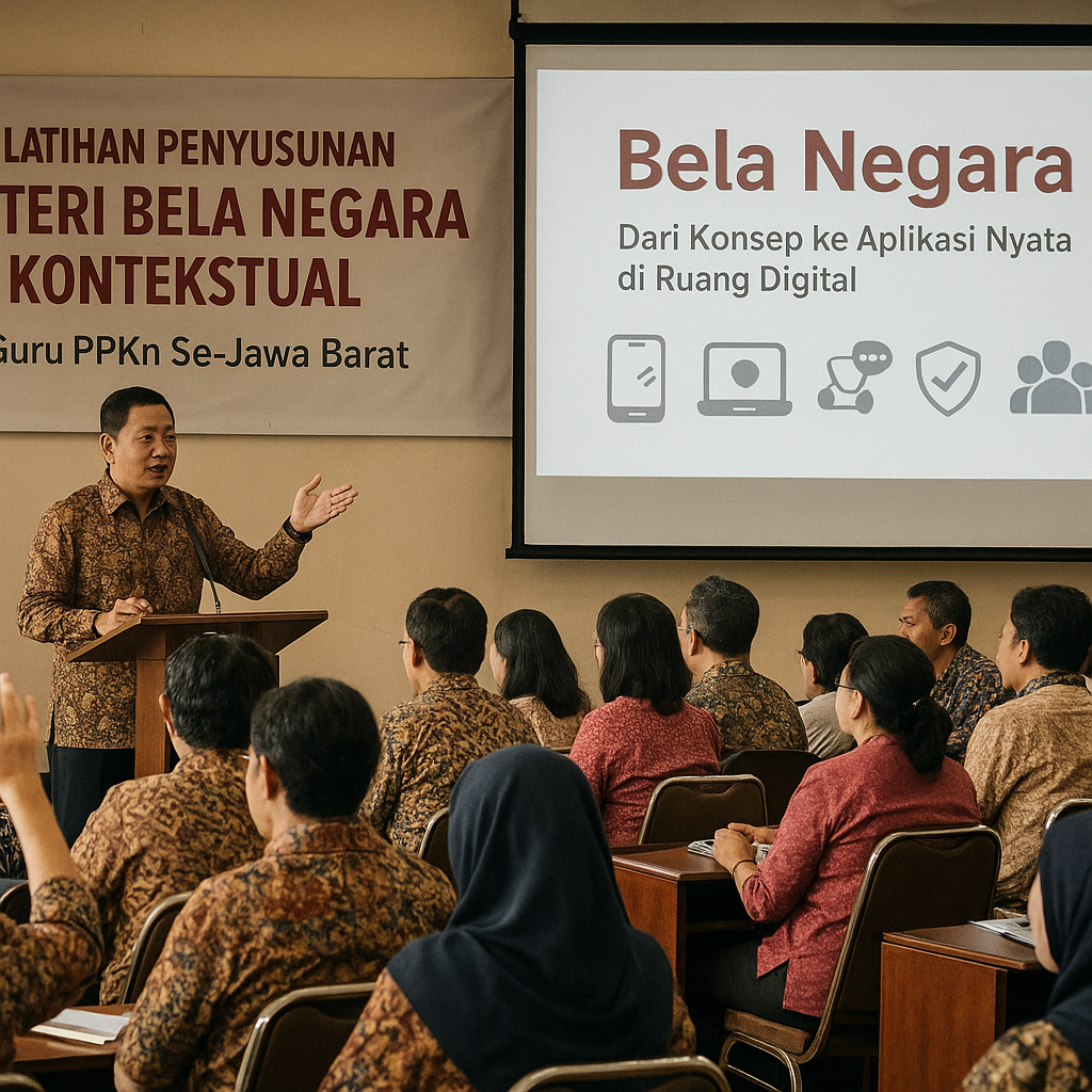 Guru PPKn Se-Jawa Barat Ikuti Pelatihan Penyusunan Materi Be...