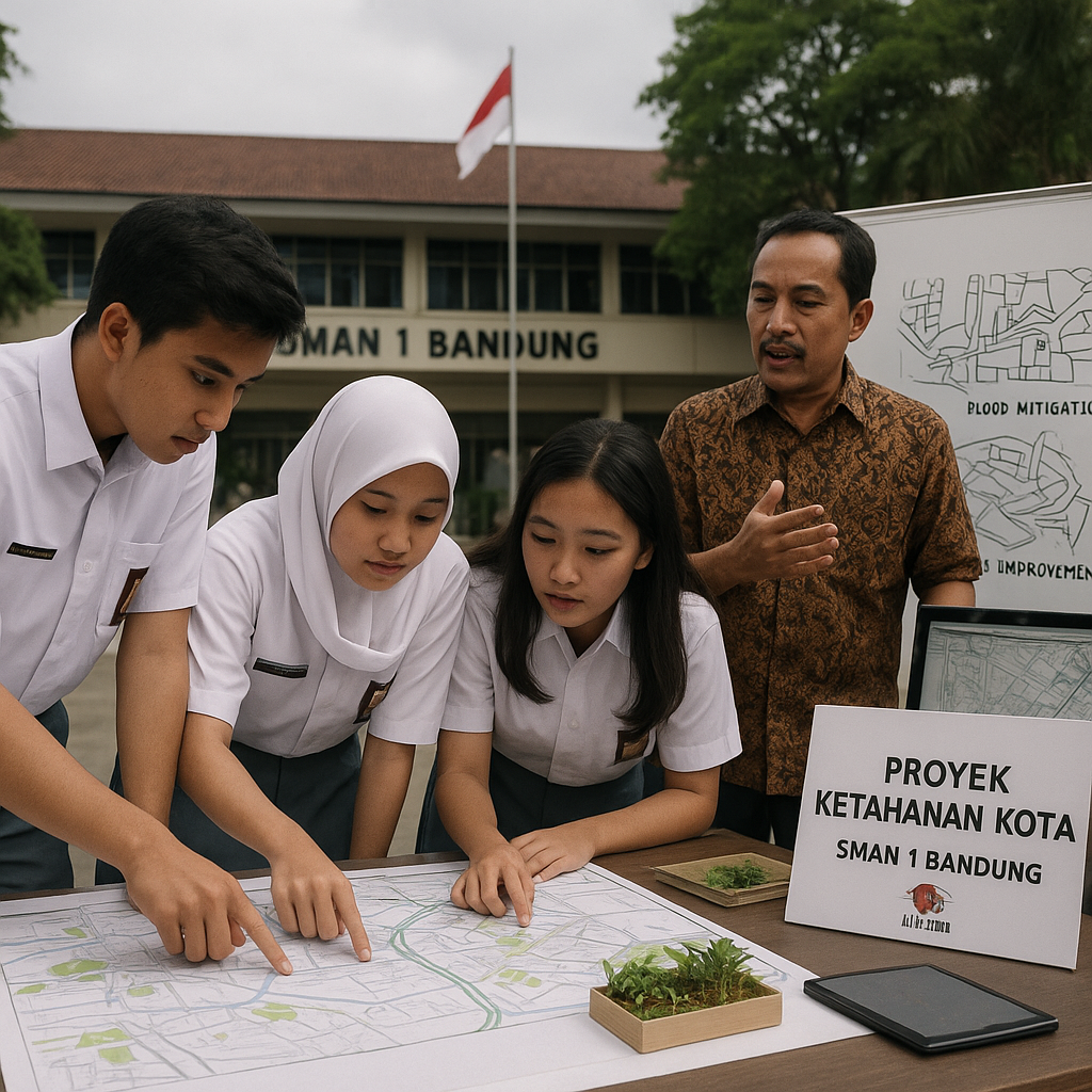 SMAN 1 Bandung Gelar 'Proyek Ketahanan Kota' sebagai Bagian...