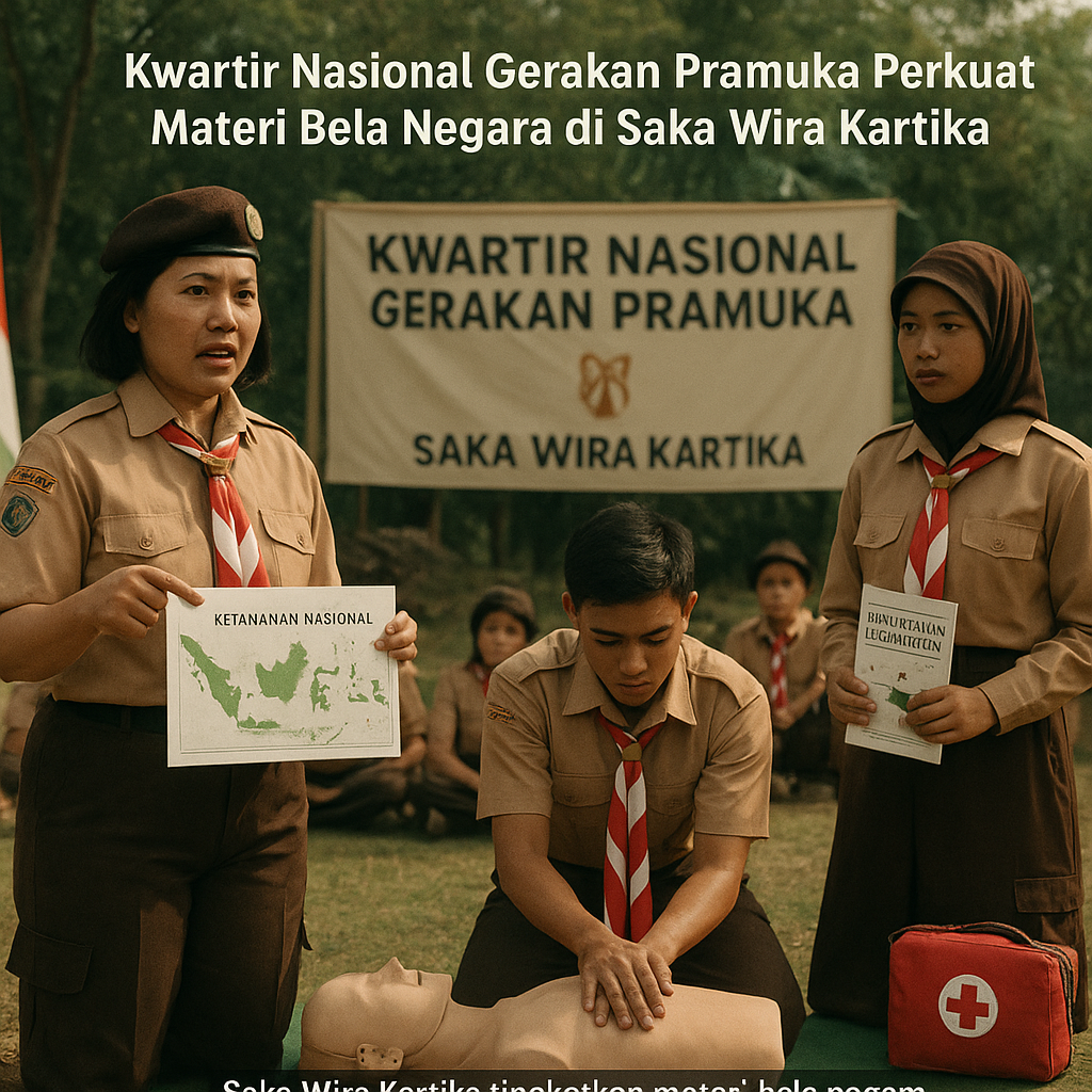 Kwartir Nasional Gerakan Pramuka Perkuat Materi Bela Negara...