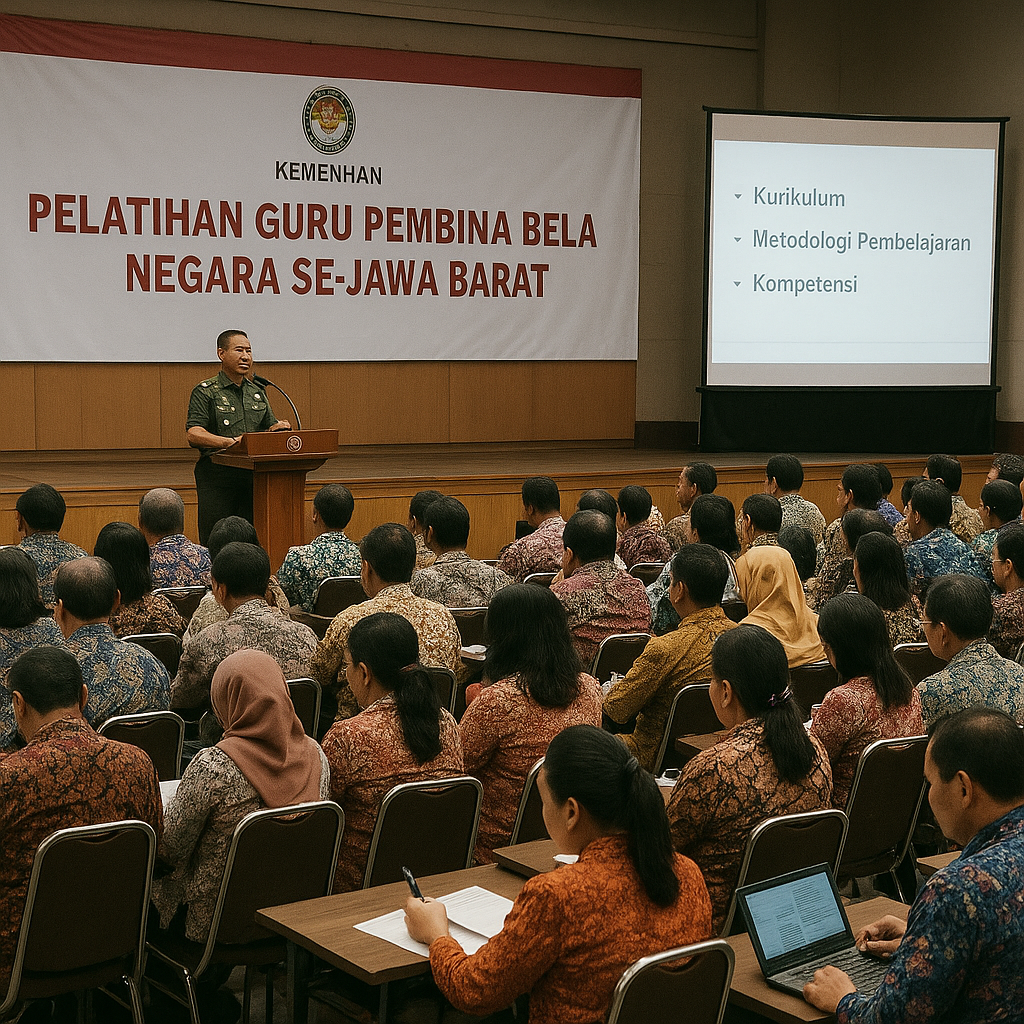 Kemenhan Gelar Pelatihan Guru Pembina Bela Negara se-Jawa Ba...