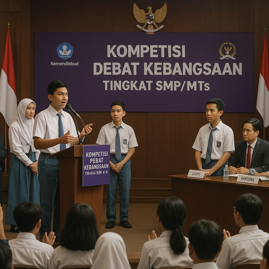 Kompetisi Debat Kebangsaan Tingkat SMP/MTs Serentak Digelar