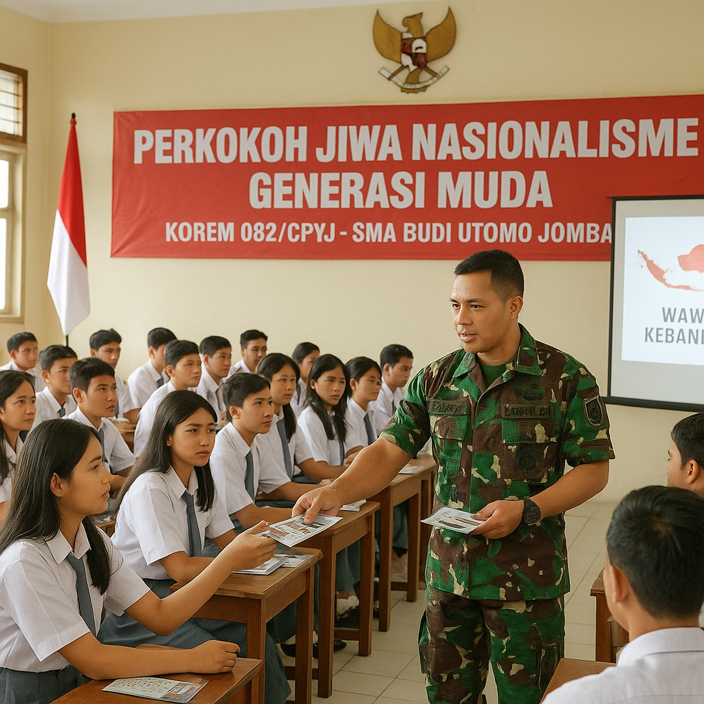 Perkokoh Jiwa Nasionalisme Generasi Muda, Korem 082/CPYJ Ber...