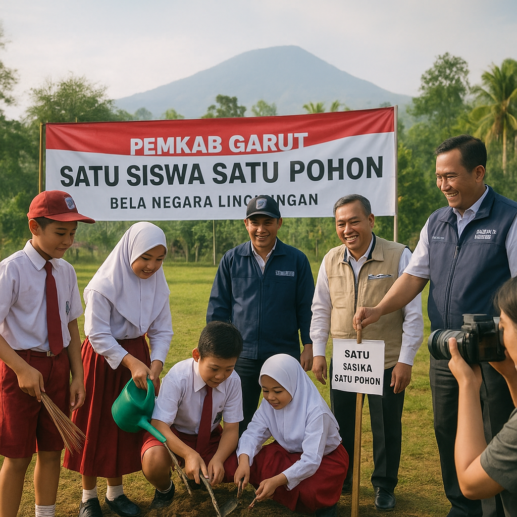 Pemkab Garut Galakkan Program 'Satu Siswa Satu Pohon' sebaga...