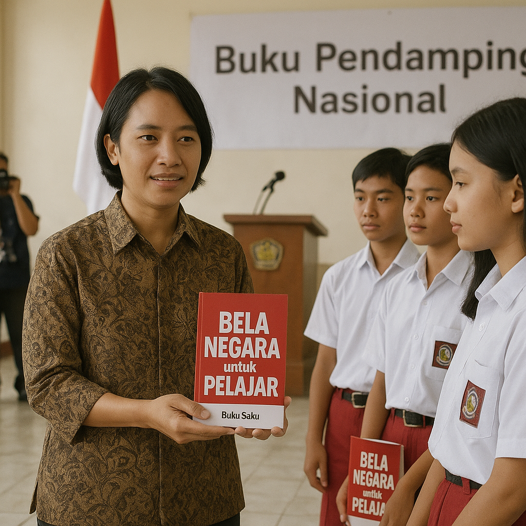 Buku Saku 'Bela Negara untuk Pelajar' Karya Guru PPKn Diteta...