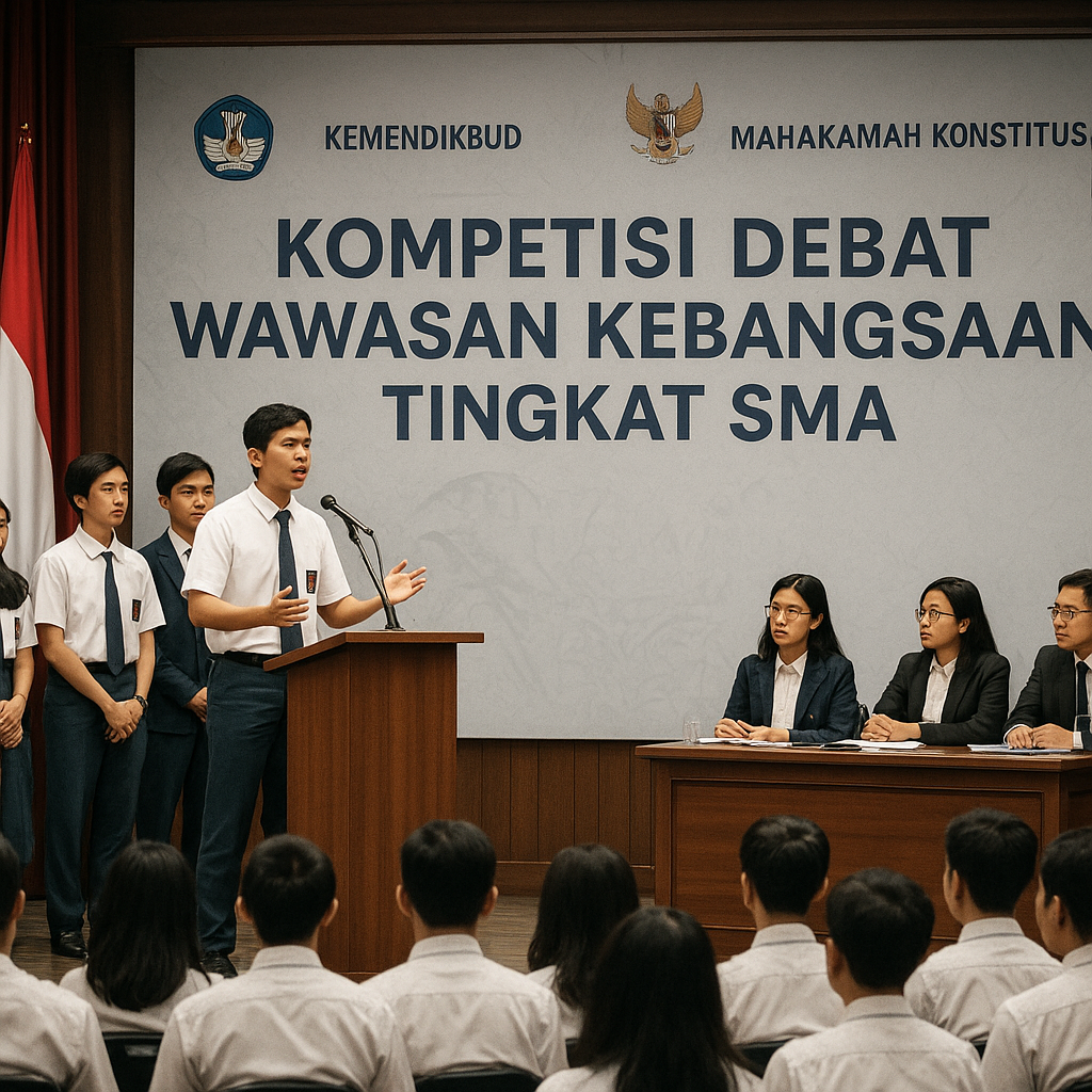 Kompetisi Debat 'Wawasan Kebangsaan' Tingkat SMA Digelar ole...