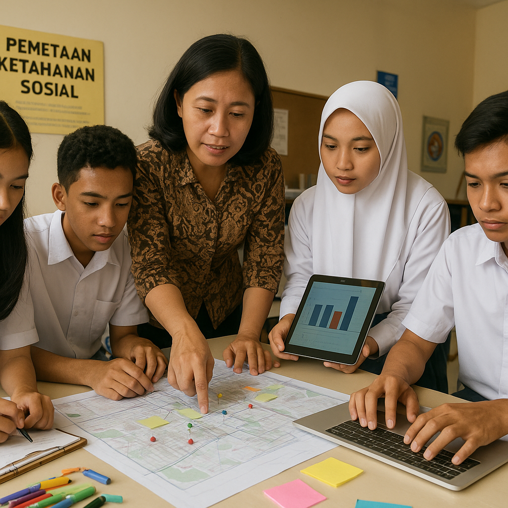 Penelitian Kolaboratif Guru dan Siswa SMA tentang 'Pemetaan...