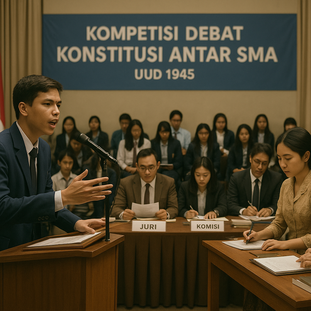 Kompetisi Debat Konstitusi Antar SMA Perkuat Pemahaman tenta...