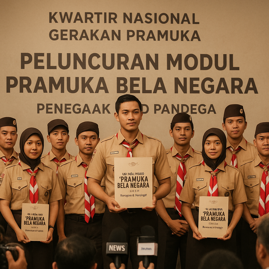 Kwartir Nasional Gerakan Pramuka Luncurkan Modul Khusus 'Pra...