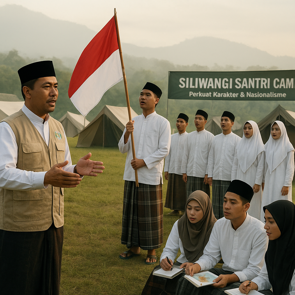 Siliwangi Santri Camp Perkuat Karakter Nasionalisme Santri J...