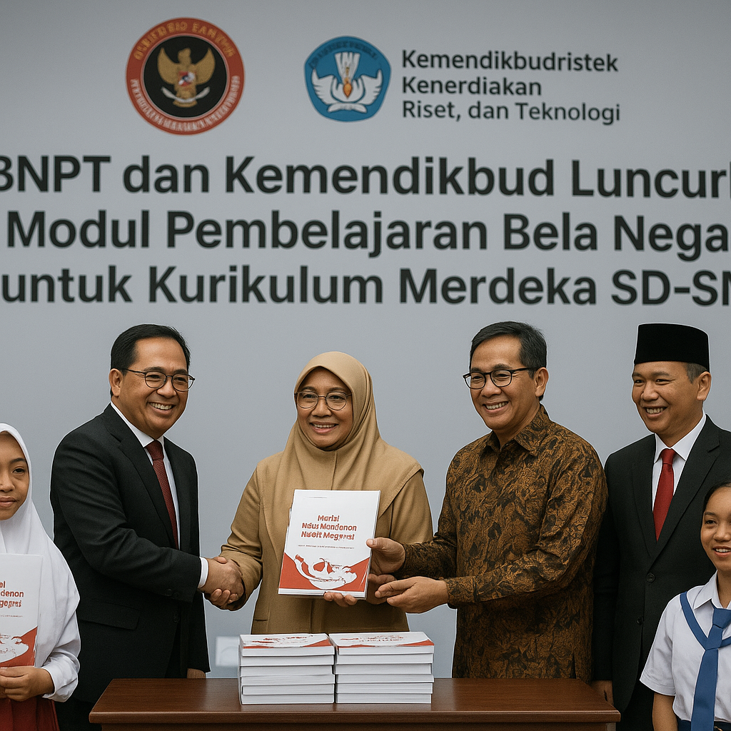 BNPT dan Kemendikbud Luncurkan Modul Pembelajaran Bela Negar...