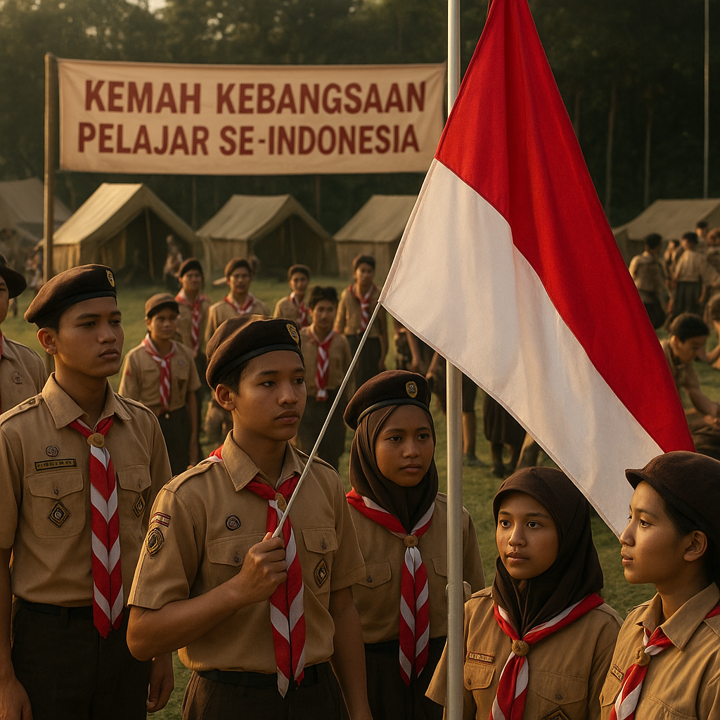 Kwartir Nasional Gerakan Pramuka Gelar Kemah Kebangsaan Pela...