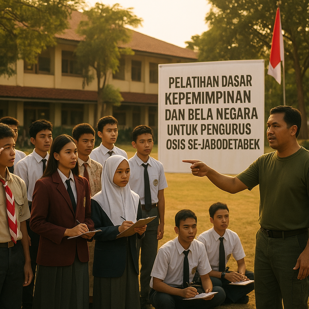 Pelatihan Dasar Kepemimpinan dan Bela Negara untuk Pengurus...
