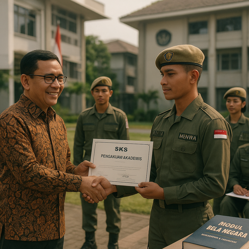 Peningkatan Peran Resimen Mahasiswa dalam Program Bela Negar...
