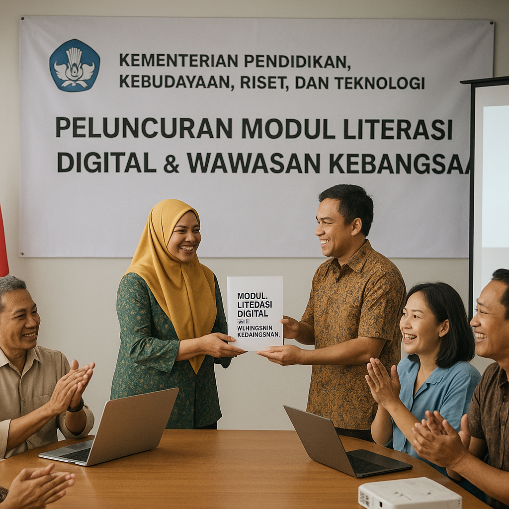 Kemendikbudristek Luncurkan Modul Literasi Digital dan Wawas...