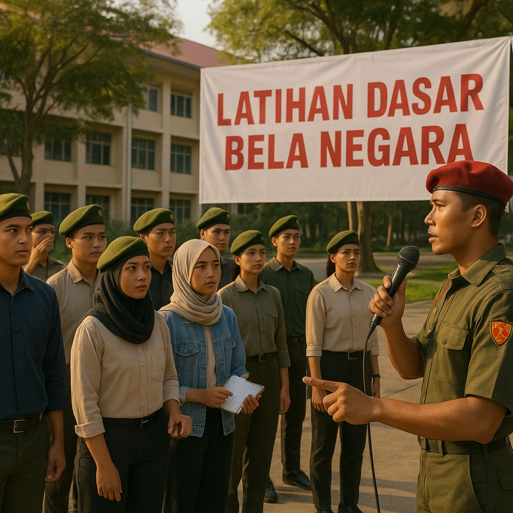Resimen Mahasiswa Selenggarakan Latihan Dasar Bela Negara un...
