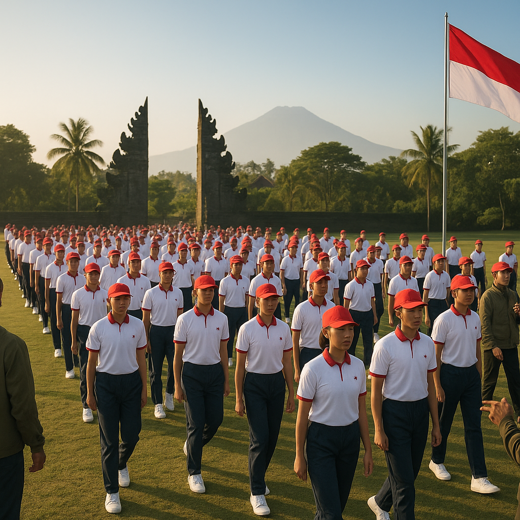72 Calon Paskibraka Bali Mulai Diklat, Digembleng Fisik hing...