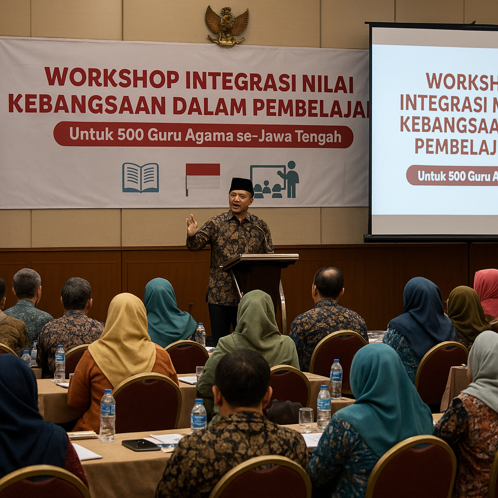 Guru Agama se-Jateng Ikuti Workshop Integrasi Nilai Kebangsa...