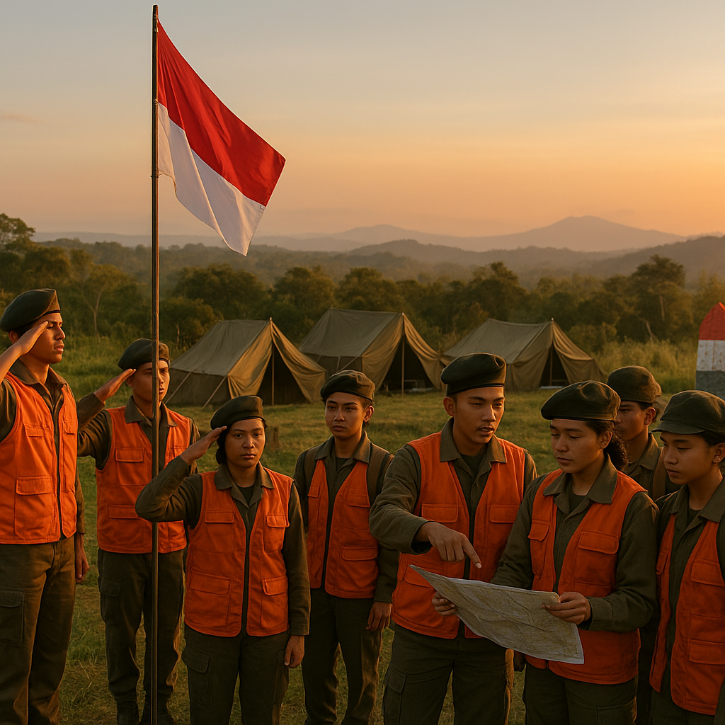 Resimen Mahasiswa Selenggarakan Kemah Bakti Nasional di Kawa...