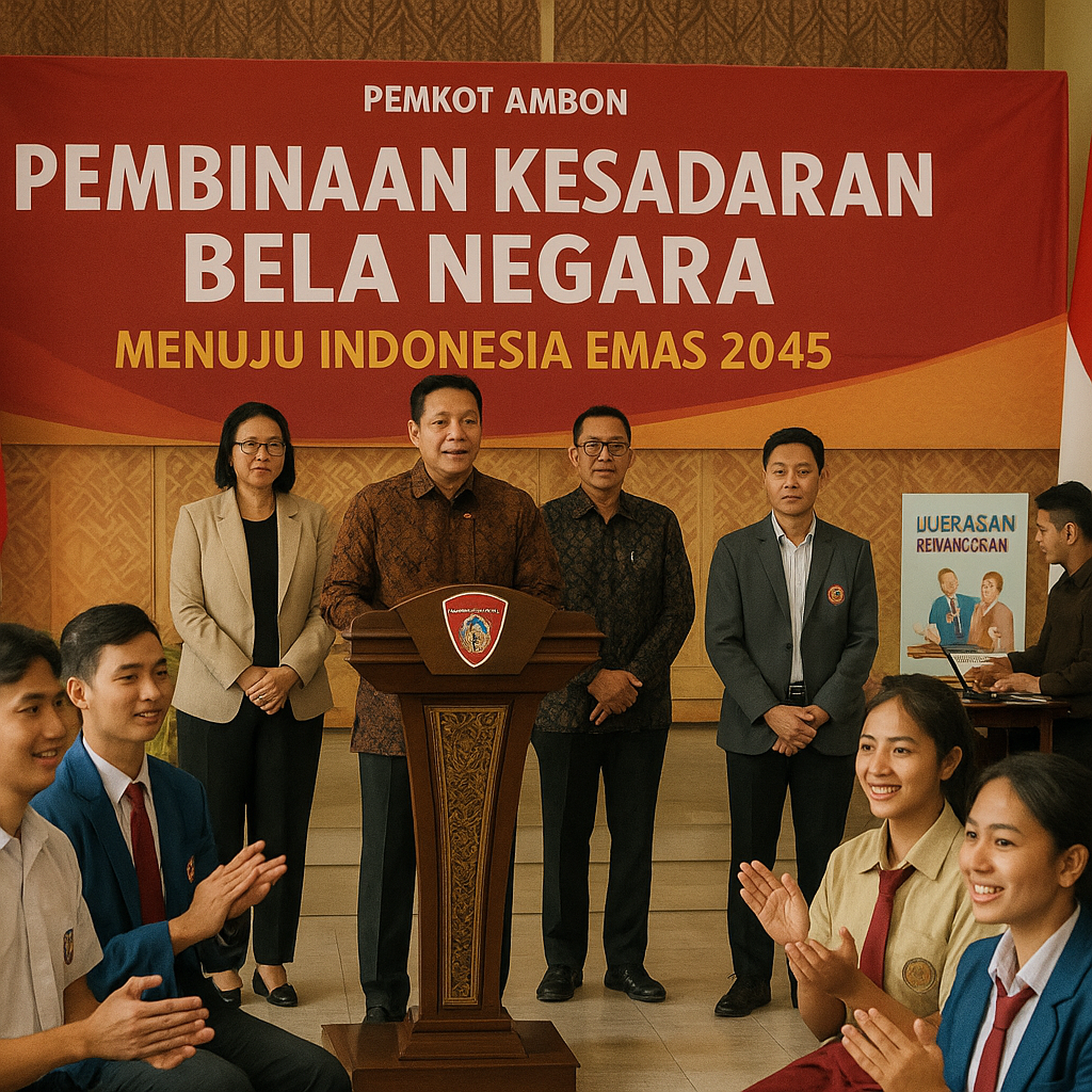 Pemkot Ambon Tanamkan Semangat Bela Negara kepada Pelajar da...