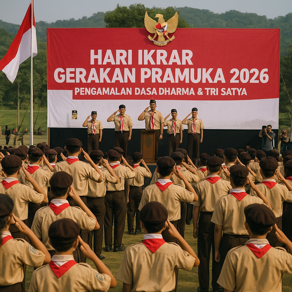 Hari Ikrar Gerakan Pramuka 2026, Momentum Perkuat Karakter G...