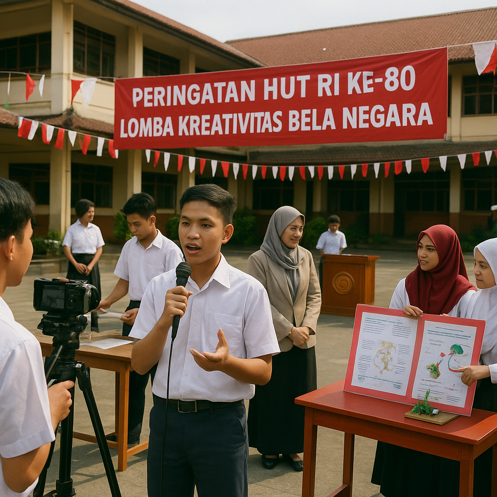 Peringatan HUT RI ke-80, Sekolah-sekolah Gelar 'Lomba Kreati...
