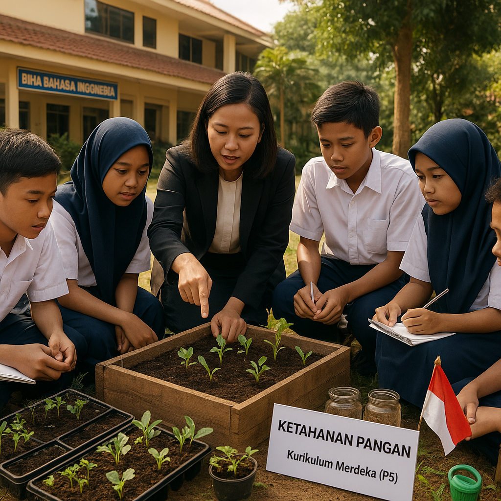 Kemendikbudristek Integrasikan Materi Ketahanan Pangan ke Da...