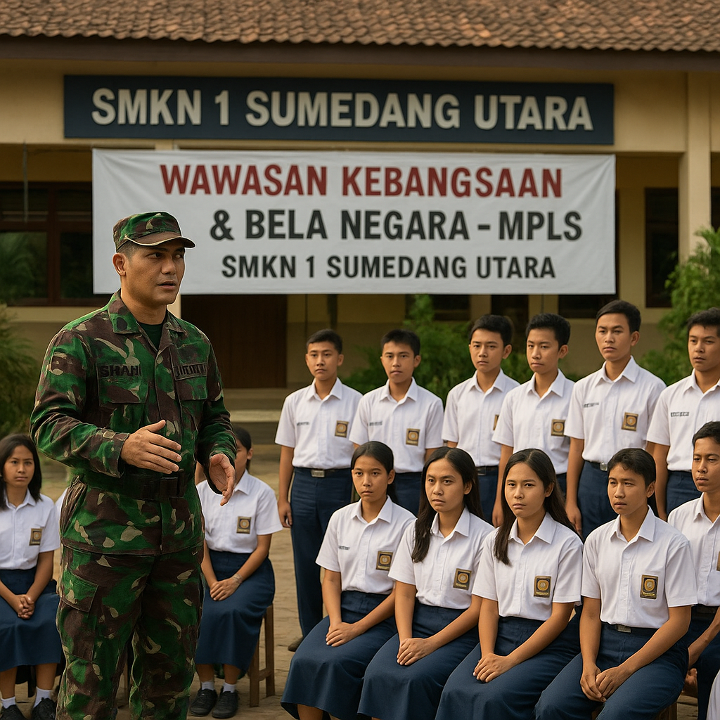 Koramil Sumedang Tanamkan Wawasan Kebangsaan dan Bela Negara...