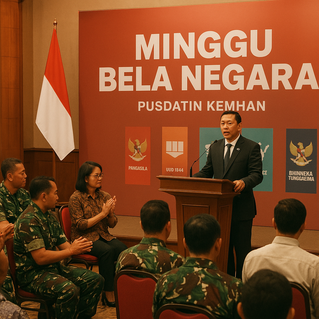 Pusdatin Kemhan Gelar Minggu Bela Negara untuk Penguatan Waw...