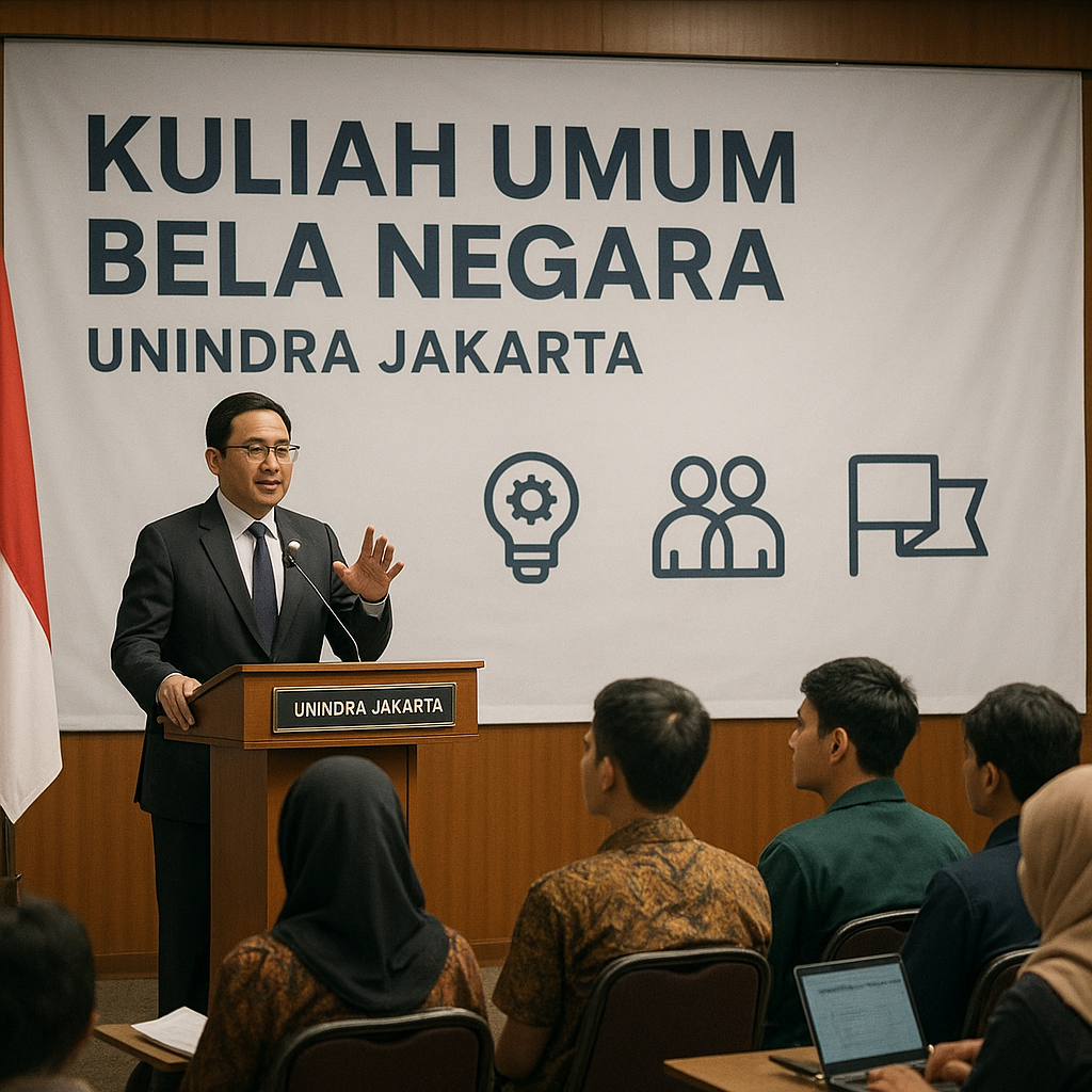 Unindra Jakarta Gelar Kuliah Umum Bela Negara, Ajak Mahasisw...