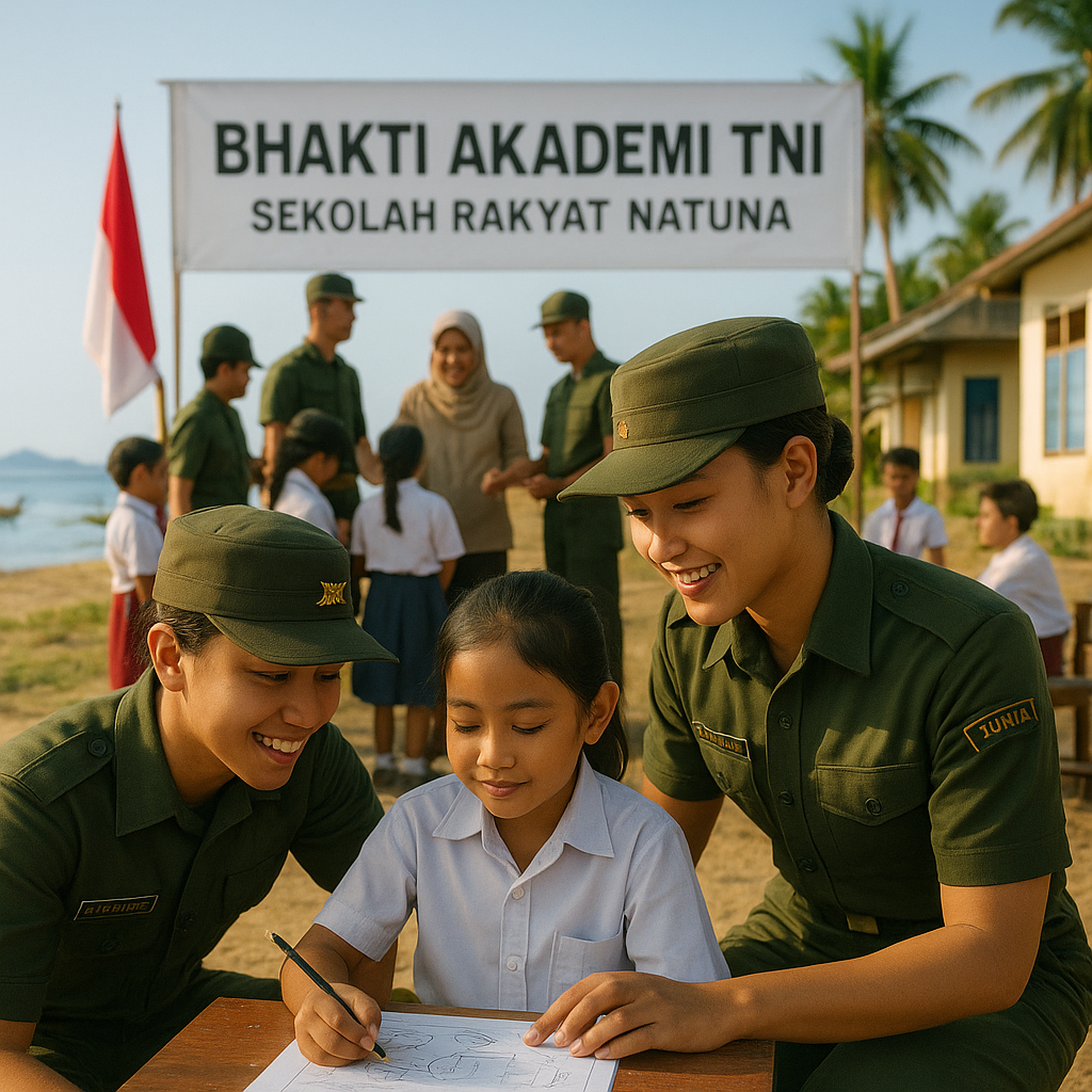 Taruna Akademi TNI Diterjunkan ke Natuna, Tekankan Jiwa Peng...