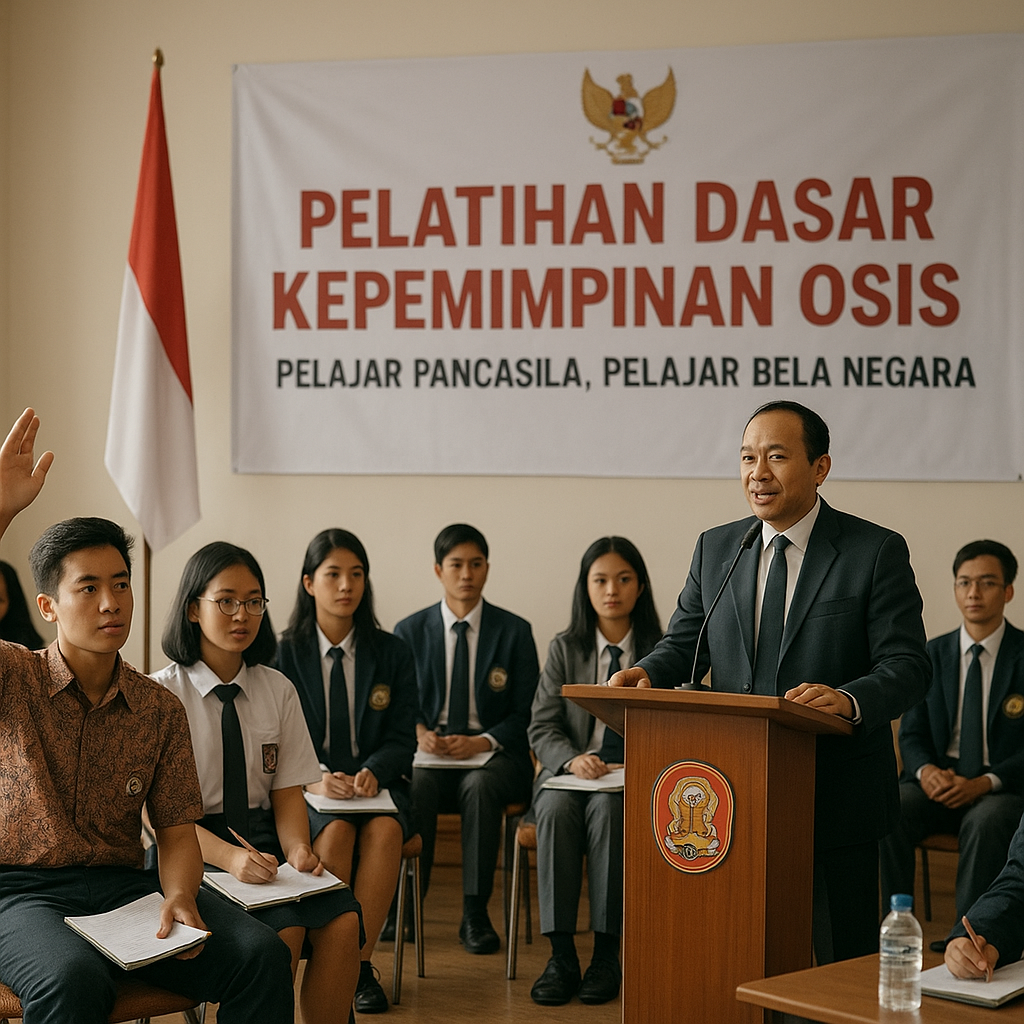 Pelatihan Dasar Kepemimpinan OSIS dengan Tema 'Pelajar Panca...