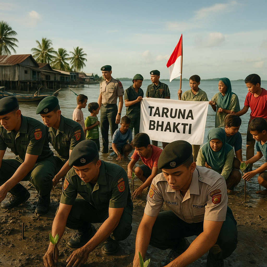 Taruna Akademi TNI dan Akpol Jalankan Misi Pengabdian di Kep...