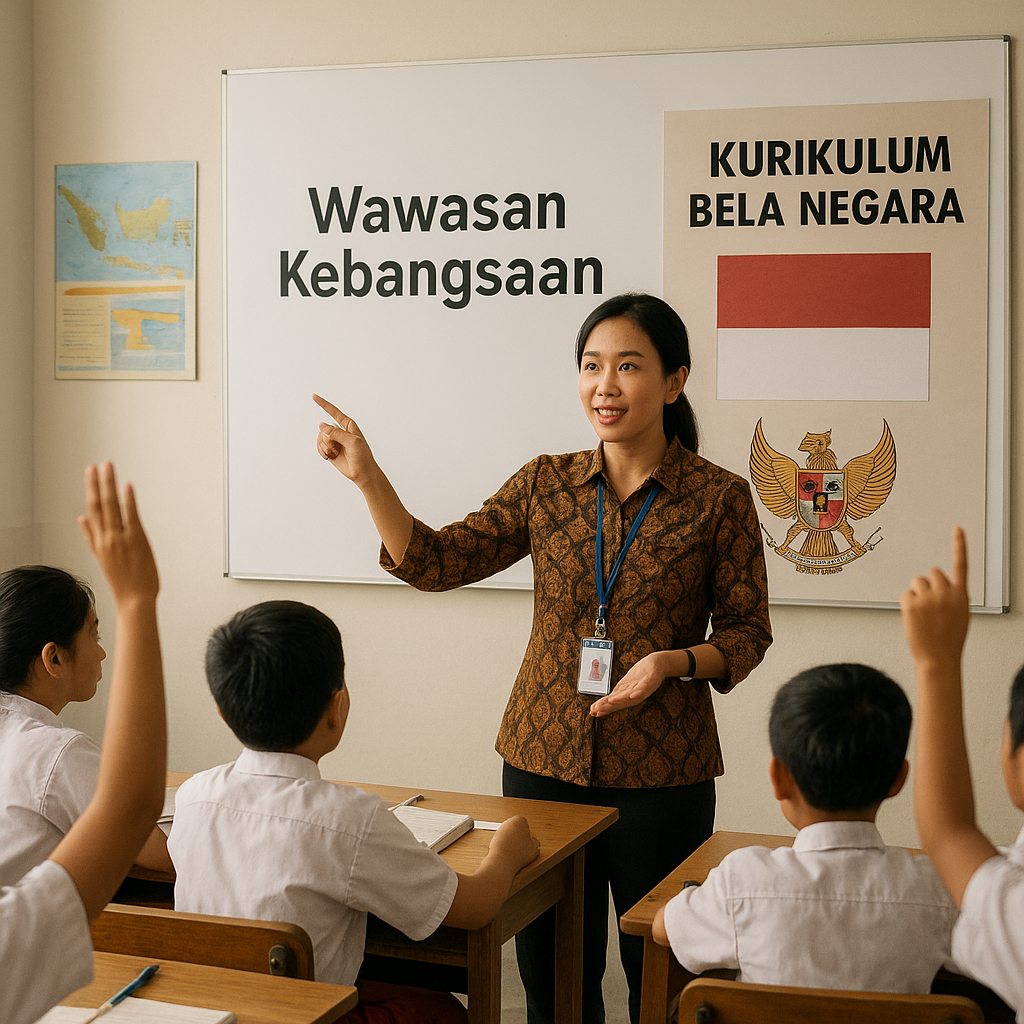 Peran Guru dalam Menanamkan Nilai Wawasan Kebangsaan di Kela...