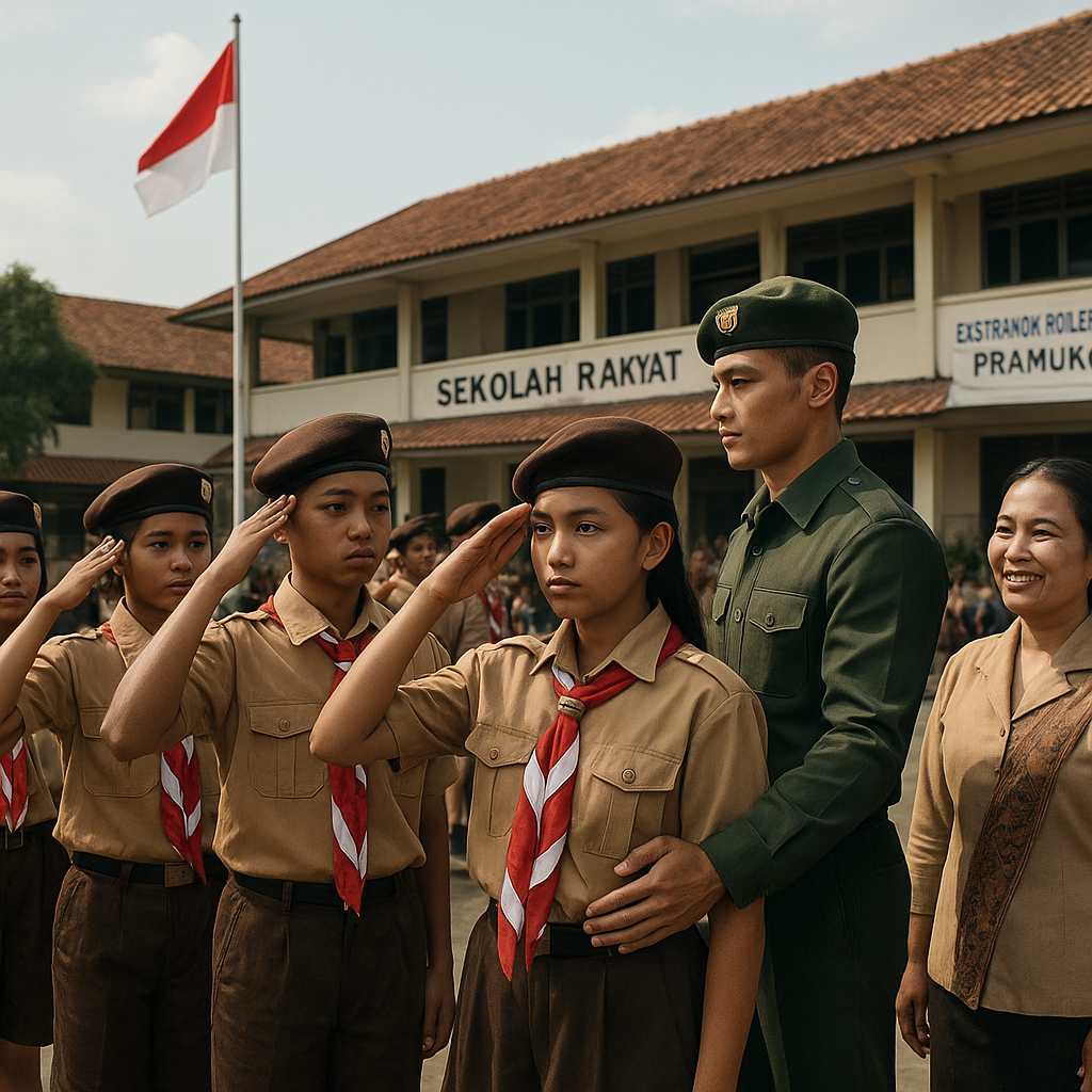 Pramuka Bakal Jadi Ekstrakurikuler Wajib di Sekolah Rakyat,...