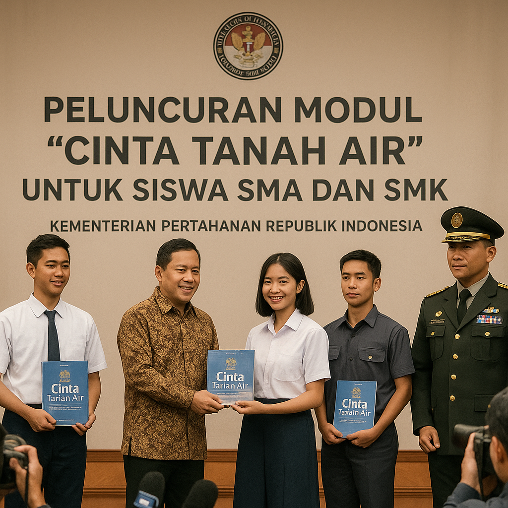 Kementhan Perkenalkan Modul 'Cinta Tanah Air' untuk Siswa SM...
