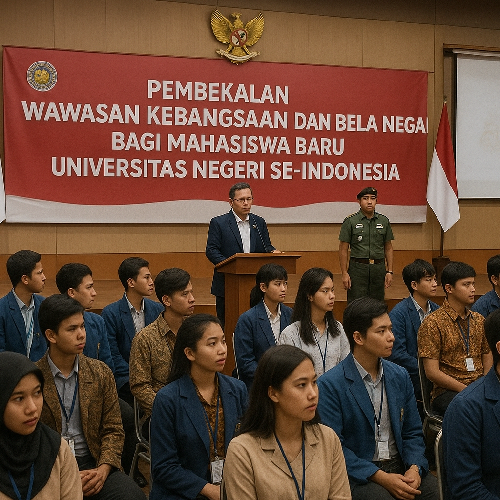 Pembekalan Wawasan Kebangsaan dan Bela Negara bagi Mahasiswa...