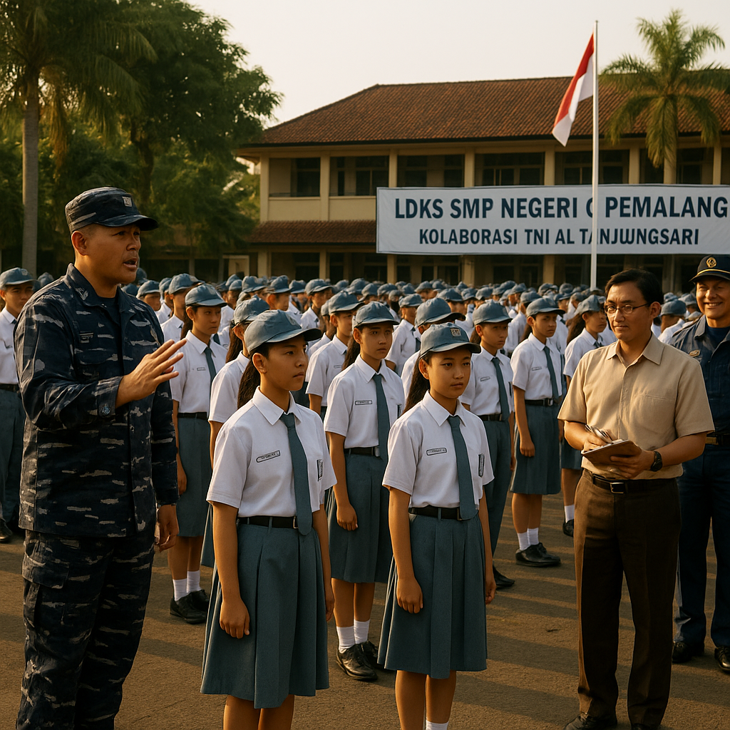 TNI AL Tanjungsari Tanamkan Nasionalisme dan Bela Negara Mel...