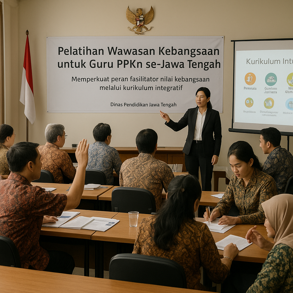 Pelatihan Wawasan Kebangsaan untuk Guru PPKn se-Jawa Tengah