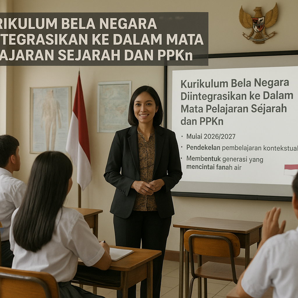 Kurikulum Bela Negara Diintegrasikan ke...