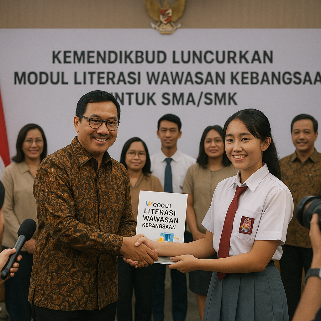 Kemendikbud Luncurkan Modul Literasi Wawasan Kebangsaan untuk SMA/SMK