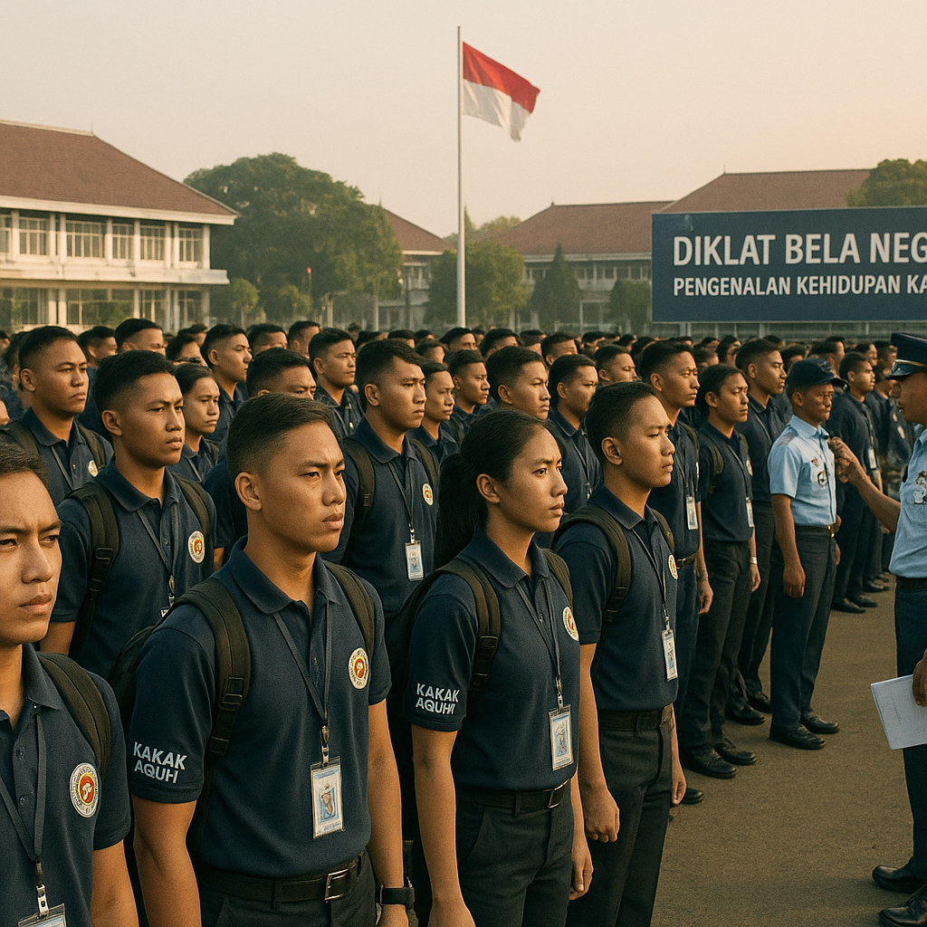 210 Kakak Asuh Maba UPN Veteran Yogyakarta Jalani Pelatihan Bela Negara di AAU