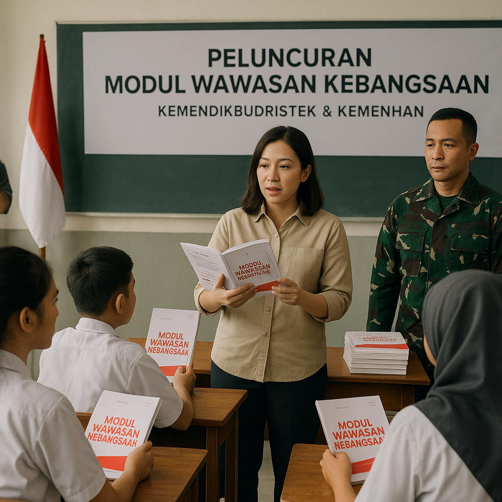Kemendikbud dan Kemenhan Rilis Modul Wawasan Kebangsaan untuk Siswa SMP dan SMA