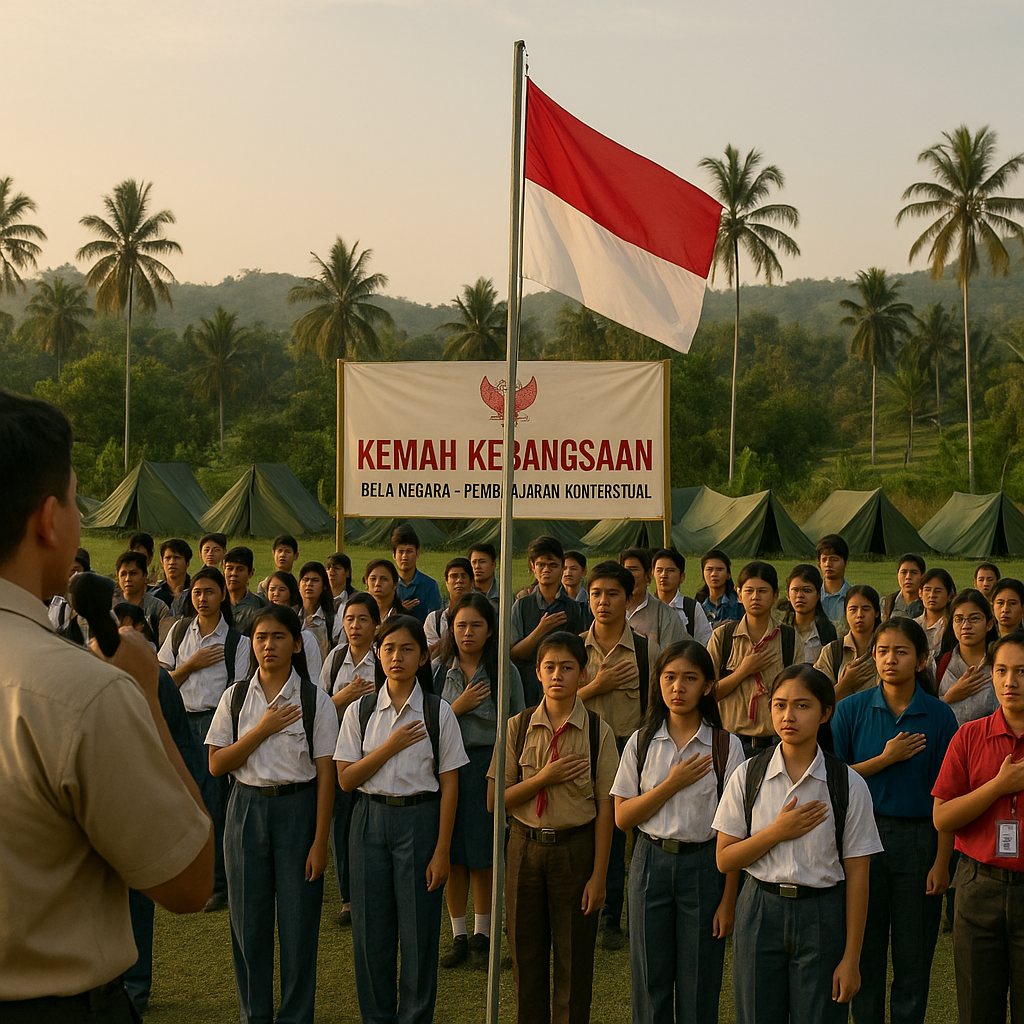 Siswa SMA di Bali Ikuti Kemah Kebangsaan untuk Tingkatkan Rasa Cinta Tanah Air