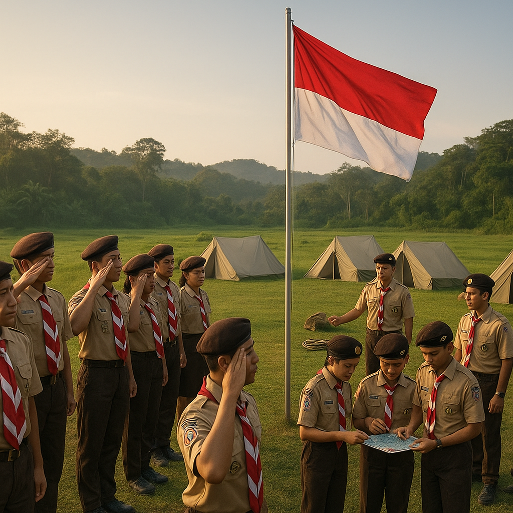 Peningkatan Peran Pramuka sebagai Wadah Pendidikan Bela Nega...