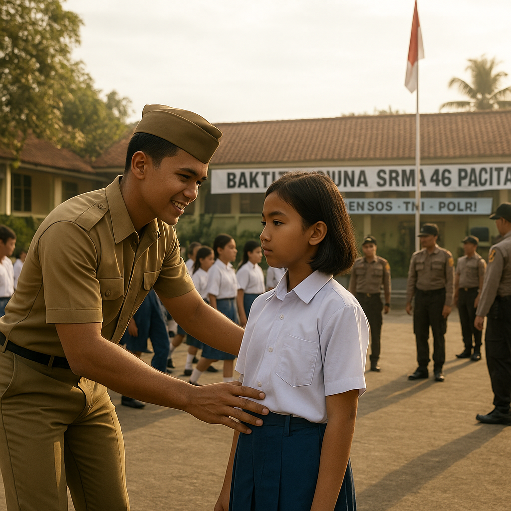 Kemensos Gandeng TNI-Polri Perkuat Disiplin Siswa Sekolah Rakyat Pacitan