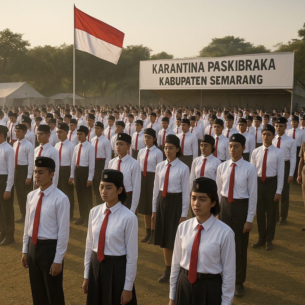 75 Calon Paskibraka Kabupaten Semarang Masuk Karantina, Tempa Mental dan Jiwa Pancasila