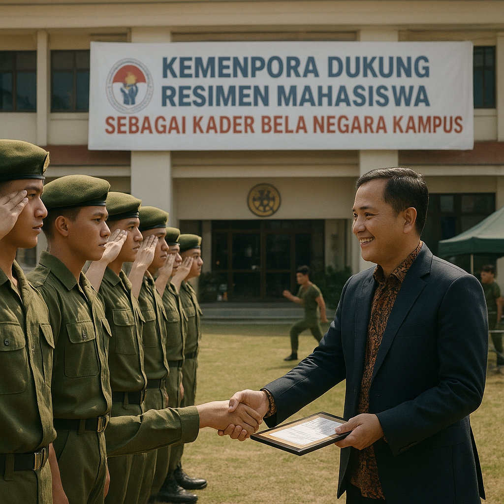 Kemenpora Dukung Kegiatan Resimen Mahasiswa Sebagai Kader Bela Negara Kampus