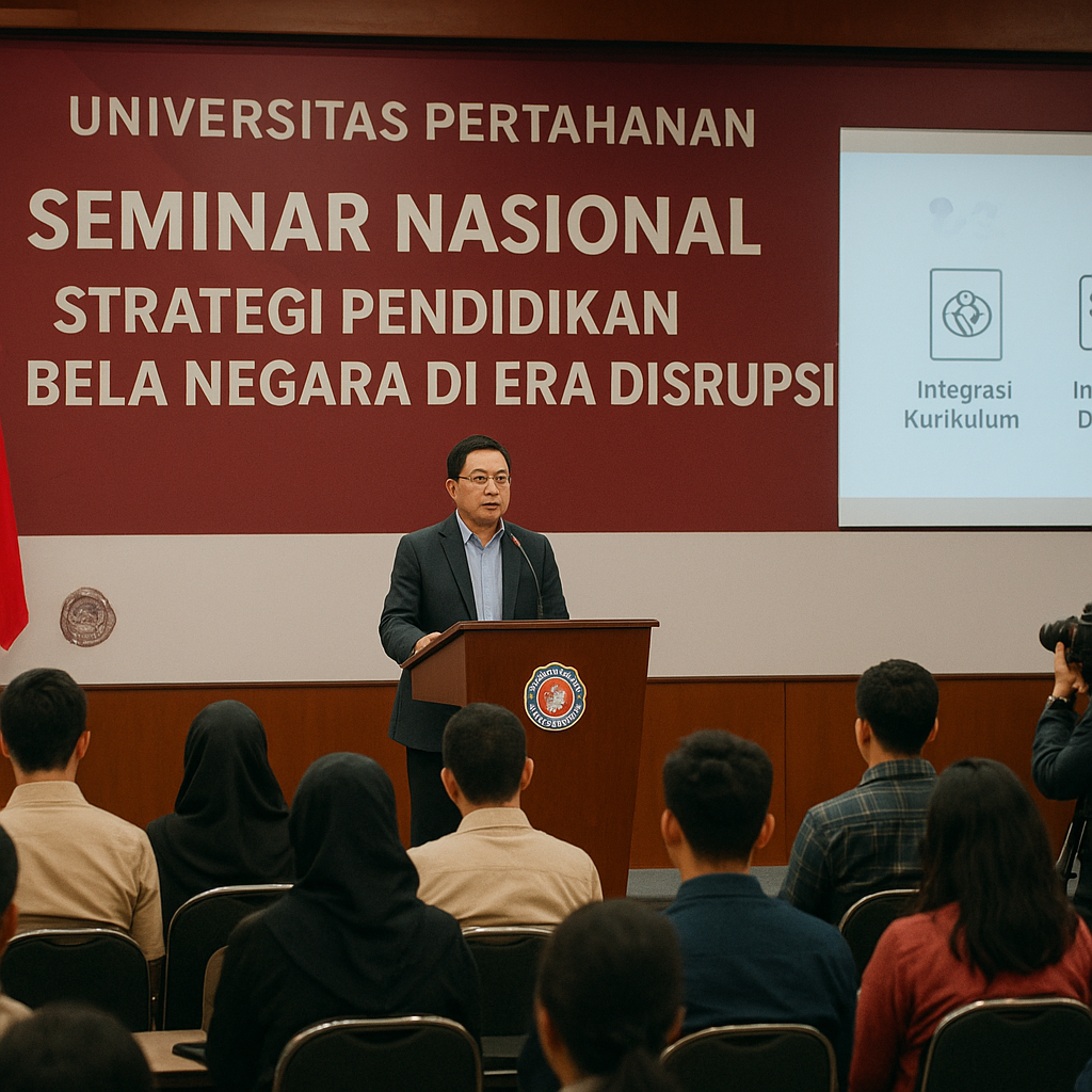 Univeritas Pertahanan Gelar Seminar Nasional 'Strategi Pendidikan Bela Negara di Era Disrupsi'
