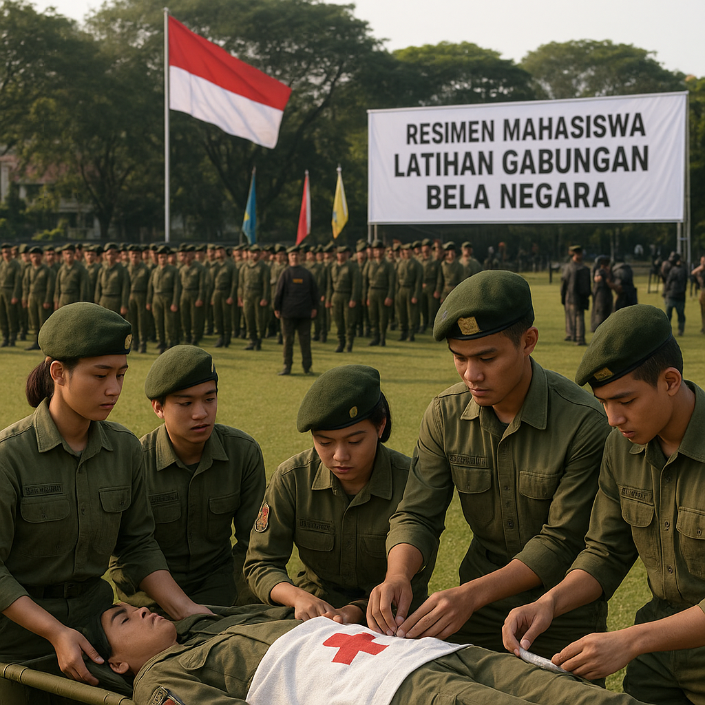 Resimen Mahasiswa Gelar Latihan Gabungan Bela Negara di 10 Provinsi