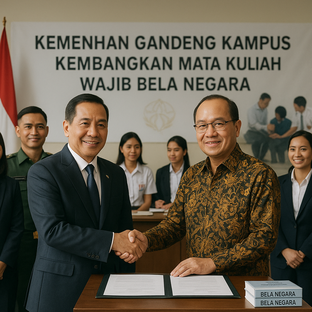 Kemenhan Gandeng Kampus Kembangkan Mata Kuliah Wajib Bela Ne...